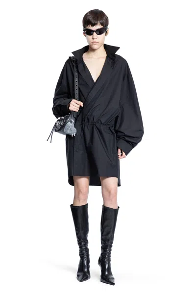 Balenciaga Woman Black Dresses