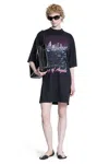 Balenciaga City Of Angels Shrunk T-shirt In Black