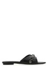 Balenciaga Open-toe Sandals With Decorative Buckle Detail In Black