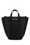 Balenciaga Black Leather Everyday Xs Handbag In Black