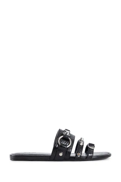 BALENCIAGA CITY FLAT SANDALS