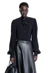 Balenciaga Woman Black Shirts In Black