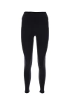 Balenciaga Reflective-logo Leggings In Black