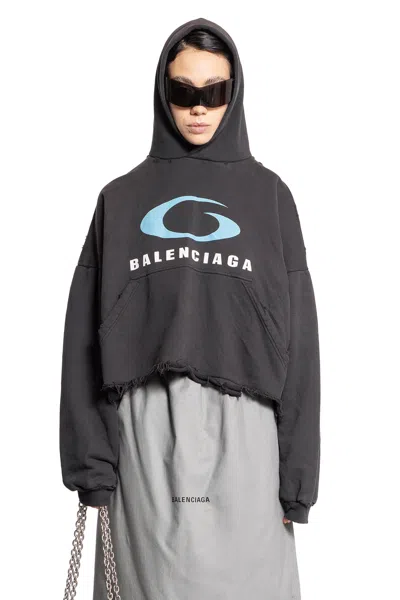 Balenciaga Woman Black Sweatshirts
