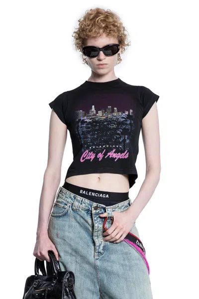 BALENCIAGA CITY OF ANGELS SHRUNK T-SHIRT