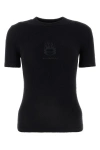 Balenciaga Crew Neck Fitted T-shirt With Short Sleeves In Black