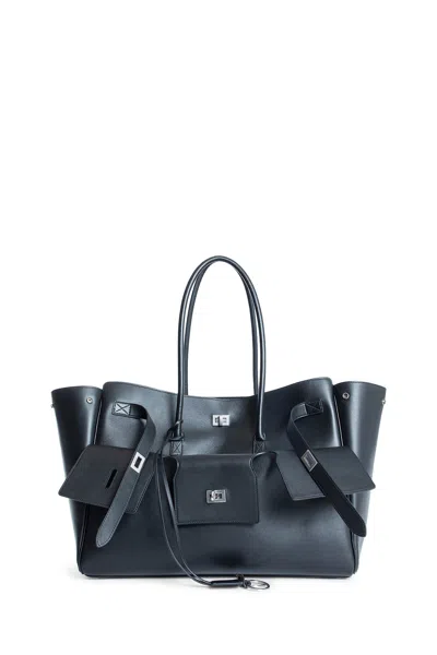 Balenciaga Woman Black Tote Bags