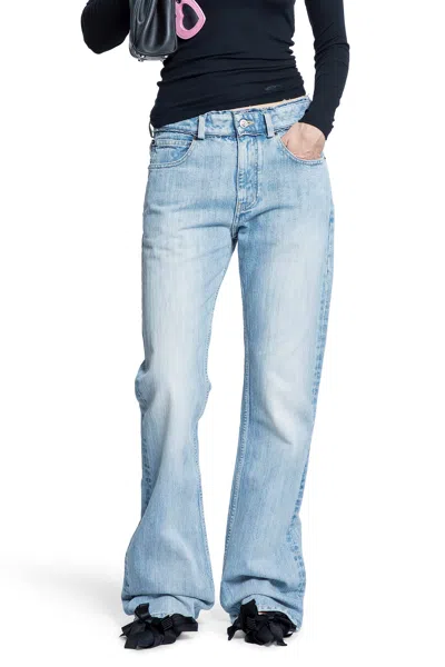 Balenciaga Woman Blue Jeans