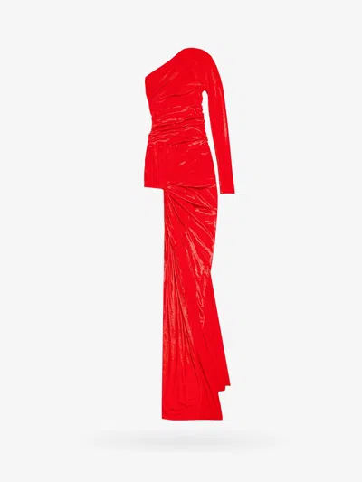 Balenciaga Woman Dress Woman Red Long Dresses
