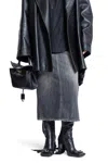 Balenciaga Woman Grey Skirts