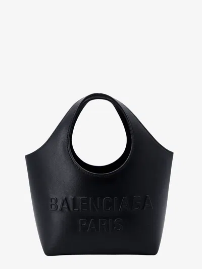 Balenciaga Mary-kate Xs Leather Tote In Black