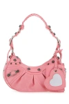 Balenciaga Women Pink Nappa Leather Le Cagole Xs Shoulder Bag In Pink