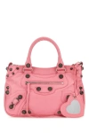 Balenciaga Nappa Leather Neo Cagole S Bag In Pink