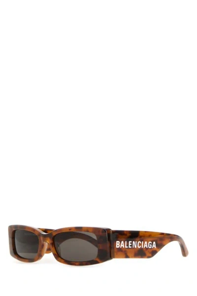 BALENCIAGA BALENCIAGA WOMEN PRINTED ACETATE MAX RECTANGLE SUNGLASSES