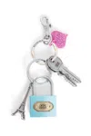 Balenciaga Padlock Metal Keyring