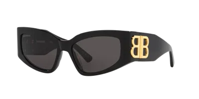 Balenciaga Woman Sunglass Bb0321s In Black