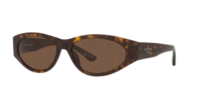 Balenciaga Woman Sunglass Bb0367s In Brown