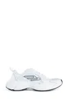 Balenciaga White Sneakers With Black Accents In White