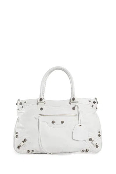 Balenciaga Handbags In White