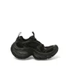 Balenciaga Circuit Mesh Sneakers Sports Artwork In Black