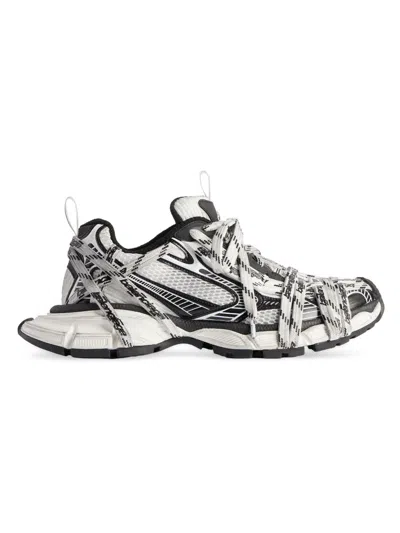 Balenciaga 3xl Extreme Laces Sneakers In White