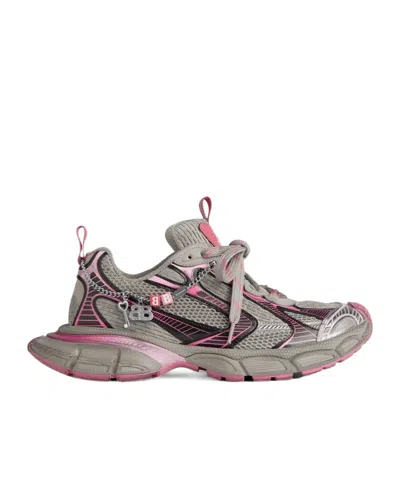 Balenciaga Women's 3xl Gradient Sneaker With Charms In Grey/pink In Brown