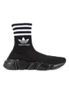 Balenciaga X Adidas Speed Sneakers In Black