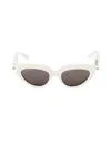 Balenciaga Women's 52mm Cat Eye Sunglasses In Brown