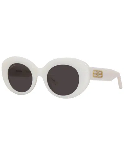 Balenciaga Women's 52mm Sunglasses In White