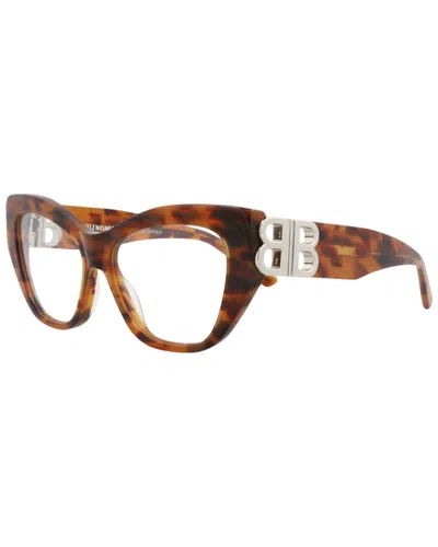 Balenciaga Women's 53mm Optical Frames In Brown