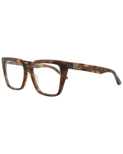Balenciaga Women's 53mm Optical Frames In Brown
