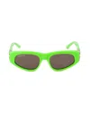 Balenciaga 0095s Dynasty Cat-eye Acetate Sunglasses In Green