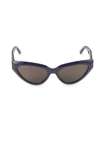 Balenciaga Women's 56mm Cat-eye Sunglasses In Black