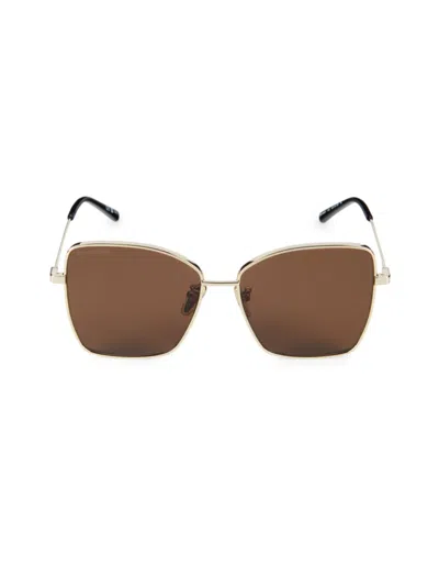Balenciaga Women's 60mm Butterfly Sunglasses In Brown