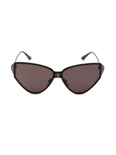 Balenciaga Women's 60mm Reverse Cat Eye Sunglasses In Gray