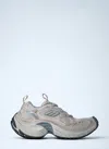Balenciaga Oversized Sneakers With Worn-out Effect In Gray