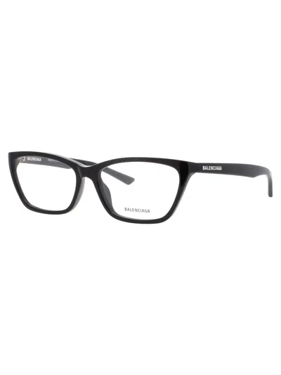 Balenciaga Women's Acetate Bb0406o Eyeglasses In Black