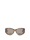 Balenciaga Women Acetate Sunglasses In Brown
