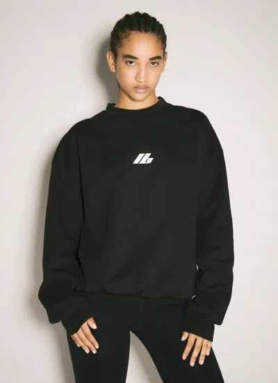 Balenciaga Women Activewear Crewneck Sweatshirt In Black