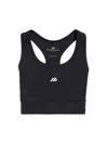 Balenciaga Black Activewear Sleeveless Top In Matt Nylon Blend In Black