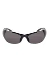 Balenciaga Women Afterhour Sunglasses In Black