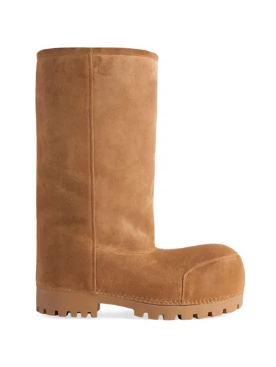 Balenciaga Women's Alaska High Boots In Orange