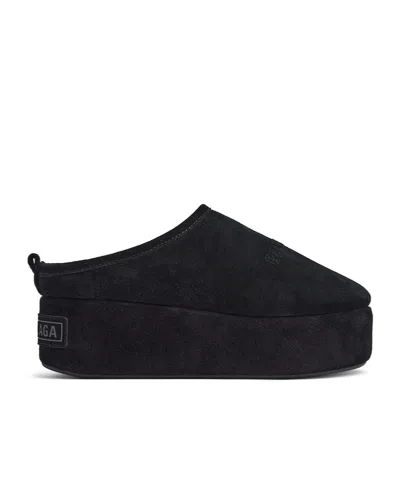 Balenciaga Women's Alaska Soft Platform Mule In Black
