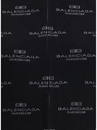 Balenciaga Women All-over Logo Cardigan In Multicolor