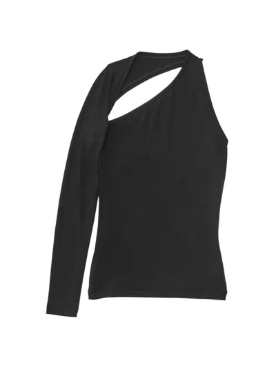 BALENCIAGA WOMEN'S ASYMMETRIC TOP