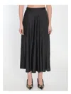 Balenciaga Asymmetric Black Skirt With Flowing Silhouette In Black