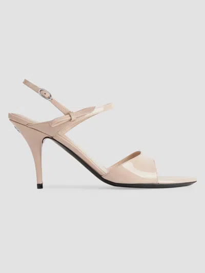 Balenciaga Women's Avenue Bow Heel Sandals In Neutral