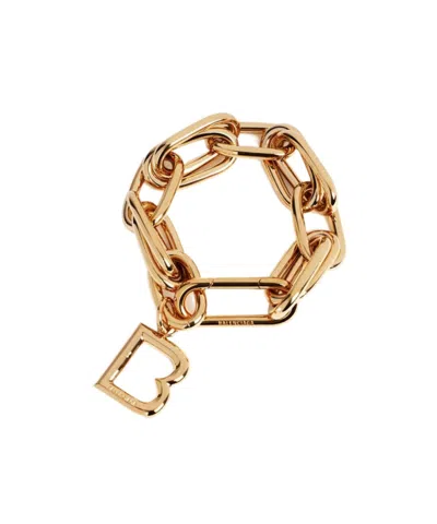 Balenciaga Women's B Link Bracelet In Shiny Gold
