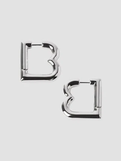 Balenciaga Women's B Xs Earrings In Metallic