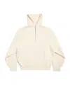 Balenciaga Women's Back-to-front High Neck Sweater In Off White In White